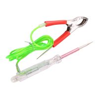 Automotive LED Circuit Tester 6-24V Test Light with Dual Probes 47 Inch Antifreeze Wire Alligator Clip for Testing