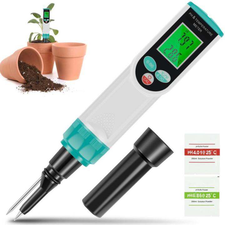 Food pH Meter for Cheese Food pH Meter Dual Probe Digital Soil pH