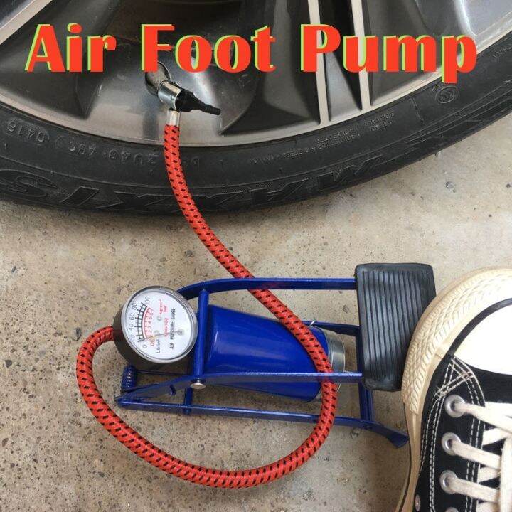 MultiPurpose Air Foot Pump High Pressure Foot Tire Inflator Pump for