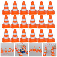 Creamnin 50PCS Mini Traffic Cones Road Street Signs ของเล่นการจราจรของเล่นของเล่นของเล่นการก่อสร้างของเล่นการจราจร