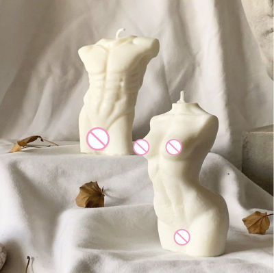 【CW】Creative body scented candles ins photography props home decorative centerpiece aromatpy candles womens figure body candles