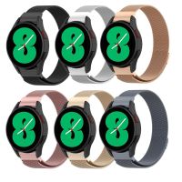 Stainless Steel Magnetic Loop Band Strap For Samsung Galaxy Watch 4 classic 46mm 42mm Galaxy Watch 4 44mm 40mm Galaxy Watch 5 pro 【BYUE】