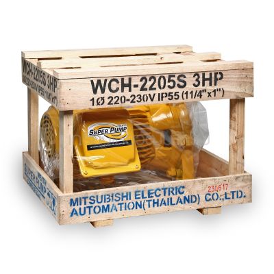 ปั๊มน้ำ ปั๊มหอยโข่ง MITSUBISHI WCH-2205S ไฟ220V. หรือ WCH-2205T ไฟ380V. ขนาด 2 แรงปั๊มหอยโข่งไฟฟ้า ท่อ 1-1/4X1