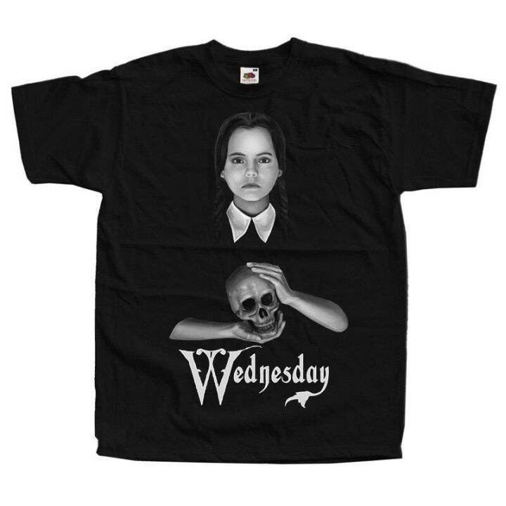 ขายดี-เสื้อยืดลําลอง-แขนสั้น-พิมพ์ลาย-the-addams-family-wednesday-สไตล์ฮิปฮอป-สําหรับผู้ชาย-bdjpnl54ogiamo35