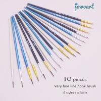 【cw】 10Pcs/Set Hand-painted Thin Short Wood Rod Paint Supplies Offer ！