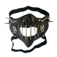 【FCL】♞ New Desig Ghoul Personality Rivet Punk Locomotive Abstract Kill Performance Spike Masks Warm