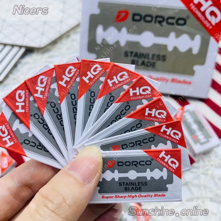 Original DORCO Stainless Blade 100pcs blades Lazada PH