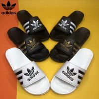 CODai424839 Adidasรองเท้าแตะลำลองแฟชั่นสำหรับผู้ชายและผู้หญิง พื้นรองเท้ากันลื่นสวมใส่นุ่มสบาย