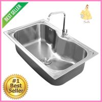 ซิงค์ฝัง 1หลุม TECNOPLUS 8050 สเตนเลสBuilt-in Sink 1B TECNOPLUS TNP 8050 S STAINLESS SS **ราคาดีที่สุด**