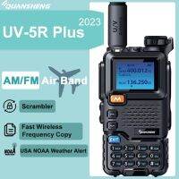 J93 Quansheng UV-5R พลัส Walkie Talkie 8W Air Band UHF VHF DTMF FM Scrambler NOAA ความถี่ไร้สาย CB Radio สองทาง