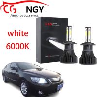 New ชุดหลอดไฟหน้า 6000K 80W 12V-24V สีขาว สําหรับ 2007-2014 2 ชิ้น