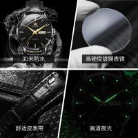 Swiss brand ollies double calendar students watch luminous ultra-thin non automatic mechanical men watch --nb230711℗