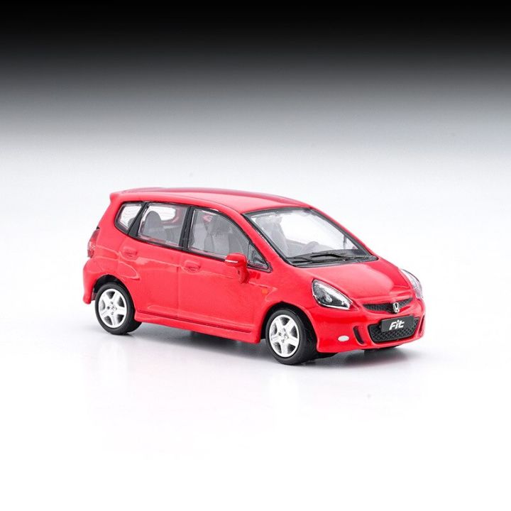 honda-fit-1-64-alloy-car-model-simulation-small-scale-car-model-collectible-decorations-diecasts-amp-toy-vehicles