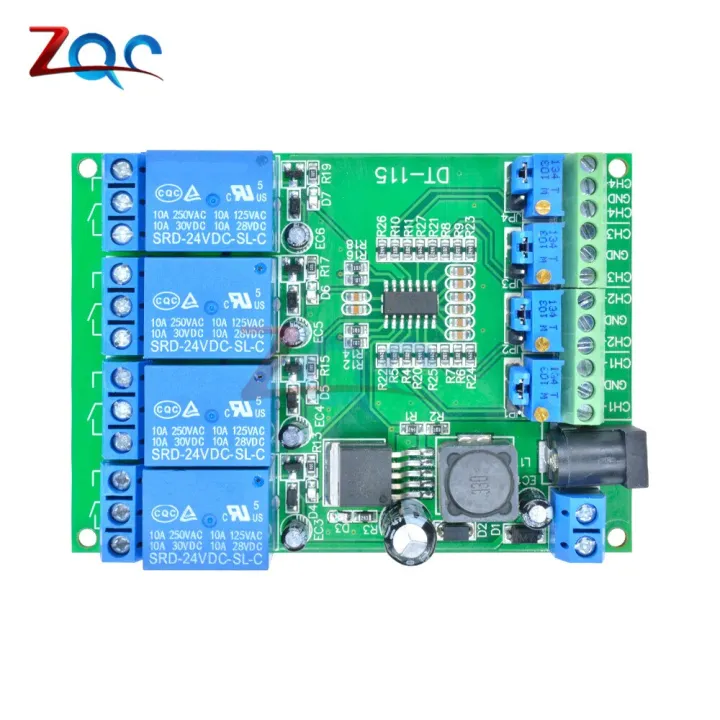 LM393 Voltage Comparator Relay Module 1/2/4CH with 5V/12V/24V Volt