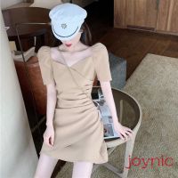 joynic จุด Slim-Fit ชุดเซ็กซี่ ฤดูร้อนของผู้หญิงใหม่ ชุดเดรสสไตล์เกาหลีฝรั่งเศส ย้อนยุค เอวเท่าไร ถูกบาง กระโปรงไม่สม่ QC7311519