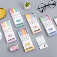 hot！【DT】 5 Highlighters Set Fluorescent Highlighter Pens Markers School Stationery