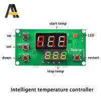 DC12V High-precision Intelligent Thermostat Controller -20°C to 100°C Thermostat Module Red Green Display Relay Output