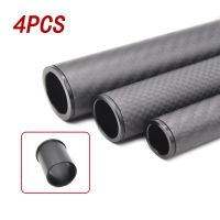 4PCS Carbon Fiber Tube Reinforced Sleeve Metal Aluminum Alloy 40×35×36×37/ 30×28×27×26/25×23/20×18/16×14MM Protect The Wires