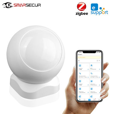 Ewelink ZigBee PIR อินฟราเรด Motion Sensor ตรวจจับสมาร์ท Home Security ระบบเตือนภัยอัตโนมัติสร้างขึ้นในแบตเตอรี่ APP ระยะไกล Contr.