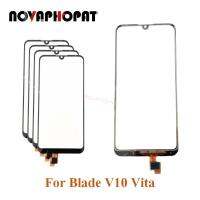 Novaphopat เซ็นเซอร์สีดำผ่านการทดสอบสำหรับ ZTE เบลด V10 Vita V10vita หน้าจอสัมผัส Digitizer แผงกระจกหน้า + การติดตาม