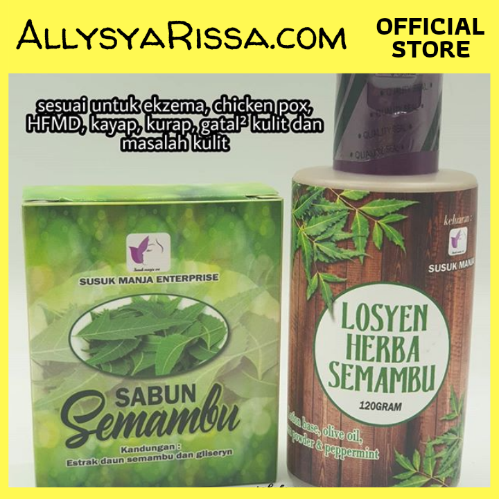 Kombo Losyen & Sabun Semambu by Susuk Manja (Produk Tempatan) | Lazada