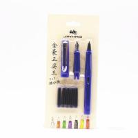 หัวปากกา2ชิ้น5ชิ้นหมึกสีฟ้า Jinhao 599ทุกชุดสีปากกาหมึกซึมรายการใหม่