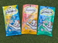 Temptations Creamy Purrrrr-ee เทมเทชันส์ ครีมมี่ เพอเร่ แมวเลีย ทำจากเนื้อปลาแท้ ขนาด 12 กรัม X 4 ชิ้น