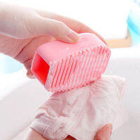 small Silicone Laundry Wash Board 1pc New Candy Color Non-slip Mini Washboard Scrubbing Brush Handheld Cleaning tool