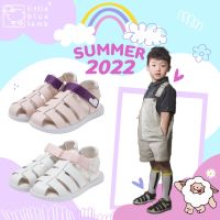 Littlebluelamb รองเท้าเด็ก 2-6 ปี (OGB225138) summer2022 ลำลองสีชมพู สีขาว กันลื่น ระบายอากาศดี คุณหมอแนะนำ