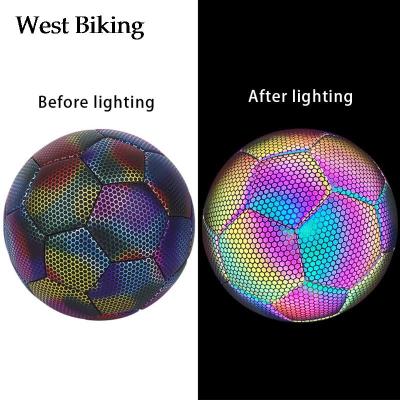 Football Training Balls Reflective Football Boys Luminous Soccer Glow in the Dark Size 45 Football Toys for Night Game