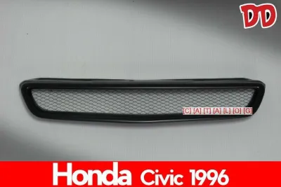 AD.กระจังหน้าแต่ง HONDA CIVIC 1996 สีดำด้าน งาน ABS ทรงตระแกรง