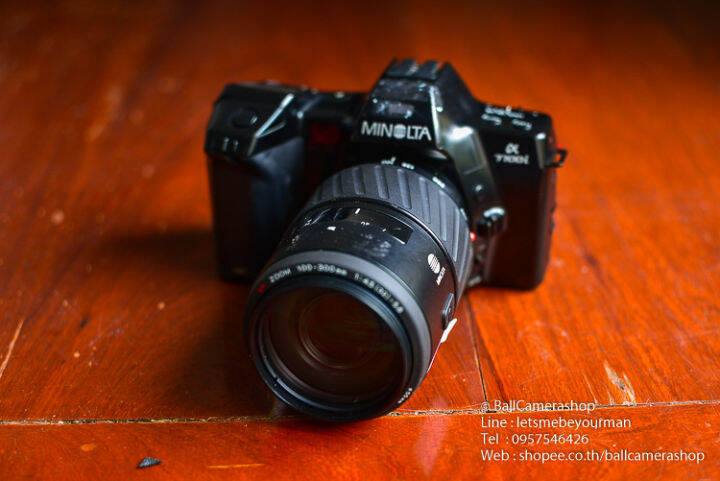 ขายกล้องฟิล์ม-minolta-a7700i-serial-15303763-พร้อมเลนส์-minolta-100-300mm