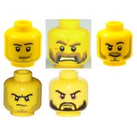 Lego part (ชิ้นส่วนเลโก้) No.3626 Minifigure Head (Castle)