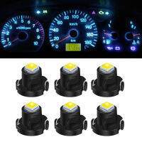 6Pcs T3 T4.2หลอดไฟ LED 3030SMD รถภายในไฟตัวบ่งชี้ Wedge Dashboard ร้อนเครื่องมือ12V Auto