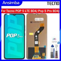 แอนซิมบ้าจอ LCD แบบดั้งเดิมสำหรับ TECNO Pop 5/Pop5 GO/Pop 5 Pro/Pop5 LTE จอแสดงผล LCD แบบสัมผัสหน้าจอดิจิตอลแทนการประกอบสำหรับ TECNO Pop 5 Pop5 GO/Pop 5 Pro/Pop5 LTE หน้าจอแสดงผลพร้อมเครื่องมือฟรี