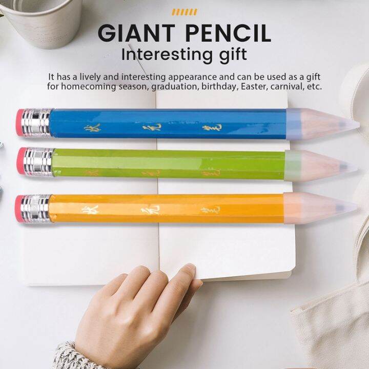 6-pcs-wooden-jumbo-pencils-for-prop-funny-big-pencil-huge-giant-pencil-14-inch-pencil-for-home-and-school-supplies