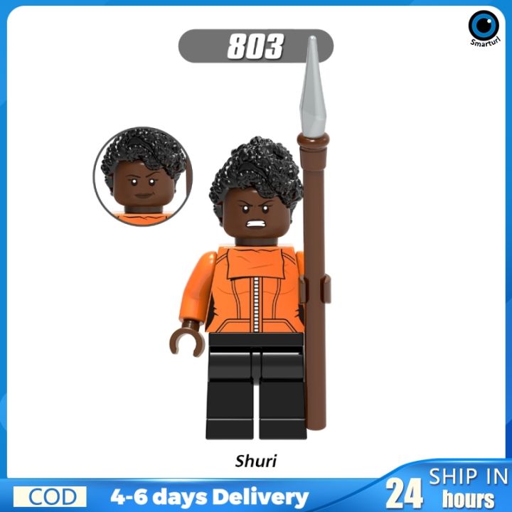 เสือดำ-minifigures-erik-killmonger-okoye-บล็อกตัวต่ออเวนเจอร์ส-dc-kids-toys