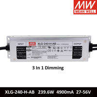 MEAN WELL XLG-240-H-AB 240W 4900mA 27-56V ไดรเวอร์ LED พลังงานคงที่ Meanwell Switching Power Supply สำหรับ2Pcs QB288 LM301H