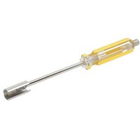 BNC F Head Puller Screwdriver Sturdy Yellow Handle Ergonomic F Head Remover for Character Overlayers