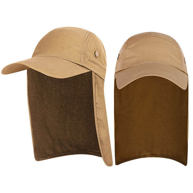 hot-fishing-hat-sun-visor-cap-hat-outdoor-upf-50-sun-protection-with-removable-ear-neck-flap-cover-for-hiking-camping-cycling-caps