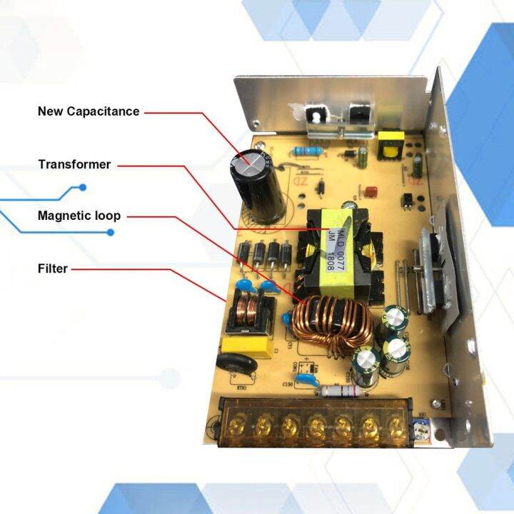 pb-power-supply-12v-หม้อแปลง-12-โวลต์-24w-รับประกันสินค้า-2-ปี-หม้อแปลง-12-โวลต์-ใช้งานได้กับไฟled-ไฟโมดูล