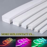 DC12V 24V Flexible Neon Tube for Led Strip WS2811 WS2812B IP67 Waterproof Outdoor Decor Recessed Silicone Gel Ribbon Lamp Strip