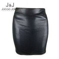 Jocoo Jolee Women Fashion Oversized High Waist Pu leather Skirts Bodycon Mini Faux Leather Pencil Skirt Office Lady Skirts