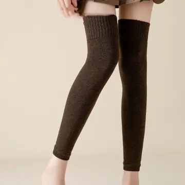 stripe long Socks Women Stockings shank winter Warmer Thicken for