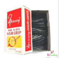 กิ๊บดำ เมอร์คิวรี่(กิ๊ฟดำ)/Marcury HIGH CLASS HAIR GRIP NO.K 4062 (แบบกล่อง) ปริมาณสุทธิ 170 กรัม