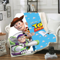 Fleece Blanket Sherif Woody Buzz Lightyear Baby Plush Blanket Throw Sofa Bed Cover Bedding for Boys Children Gifts