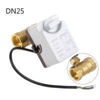 AC220V DN15 DN20 DN25 2 Way 3สายวาล์วบอลวาล์วไฟฟ้า Actuato