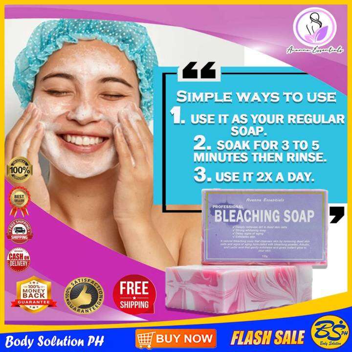 Original Avanna Bleaching Soap Fast Whitening Lightens Skin