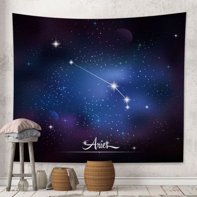 Aesthetic constellation starry sky tapestry background cloth home decoration wall tapestry