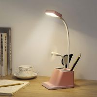 Lamp LED Desk Lamp Touch Dimming Table Lamp USB Rechargeable Reading Lamp for Children Kids Study Bedside Bedroom Living Room